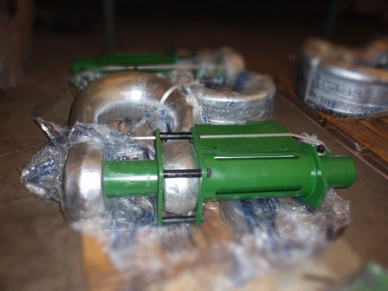 Cable-laid sling and hydraulic shackle installation