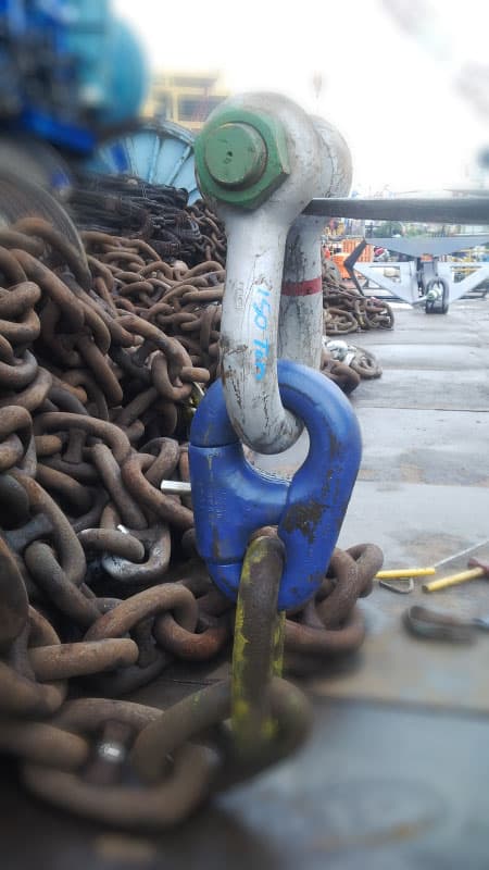 Mooring equipment preparation